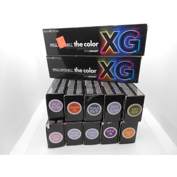 Paul Mitchell Other - Paul Mitchell the color XG Permanent Hair Color‎ 90ml Lot of 12 Assorted Shades